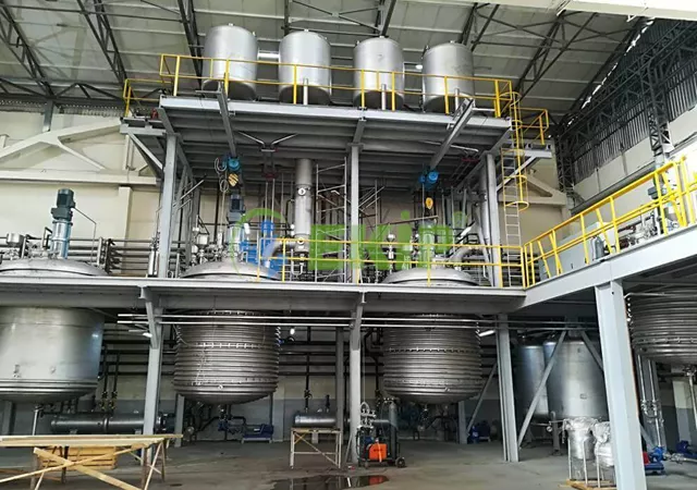 Установки для производства полиэфирного преполимера